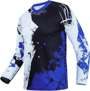 Maillot de moto à séchage rapide, t-shirt de vélo de montagne à manches longues, maillot de descente FOXFTA, maillot de VTT camouflage respirant - Product Image 1