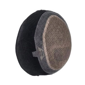 Perruque Taz Hair de haute qualité en cheveux Remy indiens, ondulée, pour hommes, avec base monofilament douce, système de toupet fabriqué au Bangladesh, ondulations profondes et lâches - Product Image 2