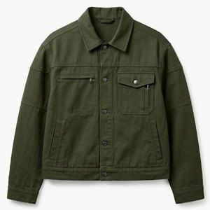 Modern Jeans Winter <b>Jacket</b> For <b>Men</b> Inner Layer Stylish Street Outfit Great Choice For Cold Season Fashion - Product Image 1