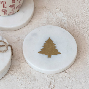 Juego de Posavasos de Mármol Ecológico y Sostenible, Vajilla de Piedra Natural Duradera y Lavable para Comedor - Product Image 2