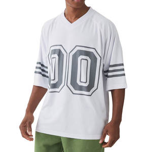 Uniforme Deportivo Personalizado de Alta Calidad, Cosido, para Hombre, Talla Grande, Manga Corta, Ropa Urbana, Uniforme de Fútbol Americano - Product Image 6