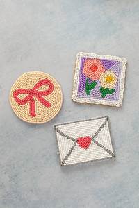 Sous-verres perlés faits main de luxe, élégants et résistants à la chaleur pour la maison - Product Image 3