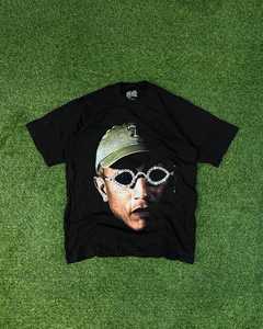 T-shirt streetwear surdimensionné personnalisé en coton 100% tricoté épais avec broderie appliquée effet vieilli pour homme - Product Image 6