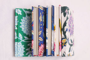 Carnet de notes en tissu floral fait main – Journal à couverture rigide personnalisé – Fournisseur en gros - Product Image 5