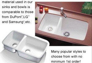 อ่างล้างมือและ206โบลิคแบบแข็งทำจากอะคริลิค MMA 100% ไต้หวัน - Product Image 3