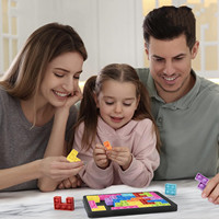 27pc Permainan Puzzle Jigsaw Pop Push It Bubble Sensory Fidget Toys Penghilang Stres Papan Silikon Push It Popper untuk Anak-anak dan Dewasa