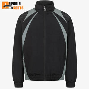 OEM Winter Windbreaker Set Factory Custom Streetwear Embroidery Logo Lightweight Polyester/Nylon Zip <b>Jacket</b> Waterproof Plus Size - Product Image 2