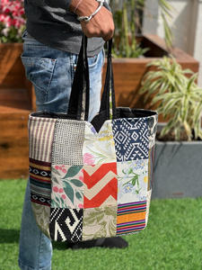 Nuevo bolso de mano de cáñamo tejido bohemio, bolso de algodón Natural para mujer, bolso de compras y vacaciones vegano ecológico a la moda - Product Image 5