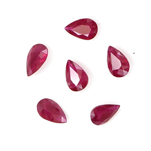 Perles de rubis de Birmanie naturelles non traitées 4x6mm, pierres précieuses facettées, prêtes à l'emploi pour la création de bijoux - Product Image 6