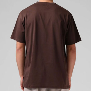 Nouveau design 2026 – T-shirt en toile 100 % coton pour homme, coupe classique, respirant, séchage rapide, avec poche poitrine avant, vente en gros - Product Image 2