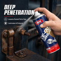 Spray de aceite penetrante 4X, eliminador de óxido, lubricante, desenredante de tornillos, anticorrosión, piezas metálicas, cuidado de vehículos y maquinaria