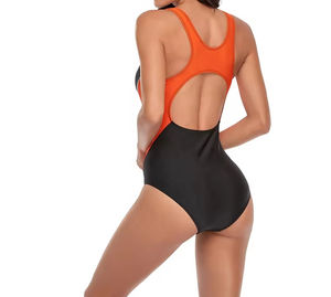 Maillots de bain une pièce pour femmes, respirants, imprimés par sublimation, logo personnalisable sur le devant, vêtements de plage - Product Image 4