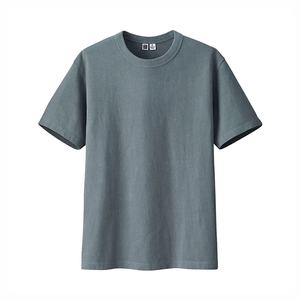 เสื้อยืดสีดำสำหรับผู้ชายผ้าฝ้าย100% ฟอกสีสไตล์สตรีทไซส์ใหญ่พิเศษ - Product Image 4