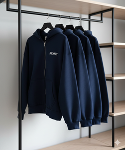 Fabricant de sweats à capuche à fermeture éclair avec impression de logo personnalisé, répondant aux exigences les plus exigeantes des clients, sweats à capuche et sweat-shirts pour hommes très demandés - Product Image 4
