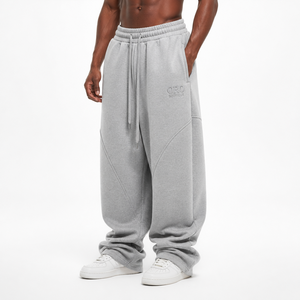 Top Selling Men Baggy Sweatpants Custom Embroidery Sweatpants For Men Streetwear Loose Fit Casual Pants OEM Service 2026 - Product Image 1