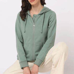 Sudadera con Capucha de Forro Polar para Mujer, Diseño Personalizado, Bolsillos con Cremallera, Cordón Ajustable, Alta Calidad, Bordado 3D, Invierno - Product Image 4