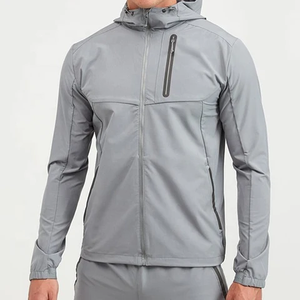 Chaquetas Cortavientos Impermeables con Capucha, Chaqueta Casual Cortavientos, Ropa Masculina de Otoño, Transpirable - Product Image 4