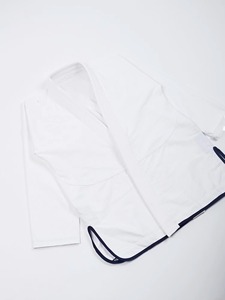 Pantalon de MMA blanc pour homme, 100 % coton, coupe classique, extensible, uniforme disponible à la vente en ligne à bas prix - Product Image 2