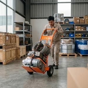 Rolling Warehouse Hand <b>Trolley</b> 2-Wheel Delivery Dolly Vietnam ISO Certified High-Quality & Cost-Effective Proper Price - Product Image 3