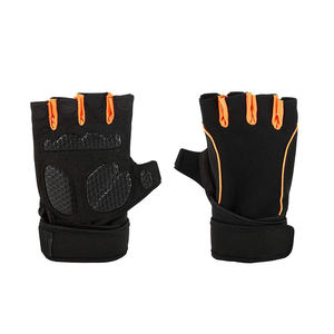 Gants de musculation unisexes légers et respirants en néoprène à demi-doigts avec fermeture à lacets et sangle de poignet réglable – Nouveau style très tendance - Product Image 4