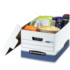 Stor/<b>File</b> Medium Duty Letter/Legal Paper <b>Boxes</b> White 5 Pack - Product Image 3