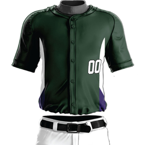 Uniformes de Béisbol Sublimados Personalizados BRG 2026, Unisex, Verde y Blanco, Camisetas y Pantalones Cortos Transpirables y Cómodos para Softbol - Product Image 4