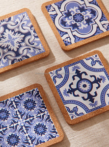 Posavasos de té de madera impreso con logotipo personalizado, hermoso diseño de madera para café, té, cerveza - Product Image 3