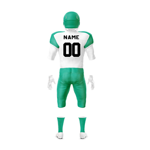 Professional American Football Uniform <b>Set</b> Durable Stretch Jersey with Matching Pants Bulk Manufacturing Supplier - Product Image 4