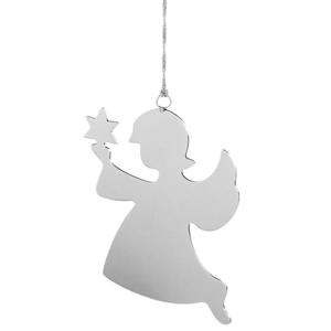 Adorno Navideño Metálico en Forma de Campana con Estrellas Cortadas con Láser y Detalles Rojos, Decoración Colgante de Estilo Tradicional a Precio Económico - Product Image 5