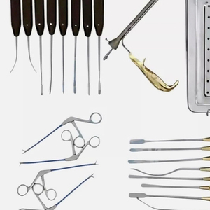 Juego Completo de Instrumentos para Cirugía Facial con Tijeras, Pinzas, Portaagujas y Retractores para Uso Profesional - Product Image 2
