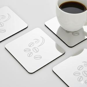 bulk <b>cheap</b> promotional giveaway gifts custom logo engraved wine metal drinking glass <b>pad</b> mat - Product Image 4