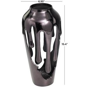 Vintage Style Metal Flower Vase Elegant Decorative Item For Home <b>Table</b> Wedding Event Floral <b>Display</b> - Product Image 1