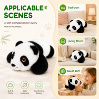 Peluche Panda IA avec fonction de chat vocal et 60 langues, compagnon émotionnel doux pour enfants et adultes