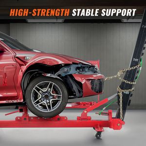 Equipo de Reparación de Chasis de Automóviles KFFKFF de 6 Toneladas con Base Giratoria, Rectificador de Chasis para Reparación de Carrocería - Product Image 6