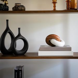 Décoration en bois noué - Objet décoratif pour étagères, bibliothèque, console, cheminée ou meuble latéral - Product Image 3