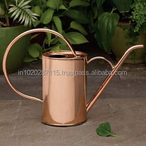 Bidon d'eau en acier inoxydable haut de gamme avec col allongé et poignée conçu pour les jardiniers professionnels ou un usage domestique - Product Image 1