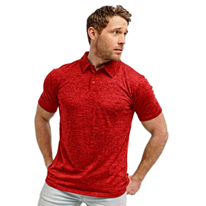 Polo en tricot à manches courtes pour homme, couleur unie, respirant, coupe décontractée, longueur normale - Product Image 6