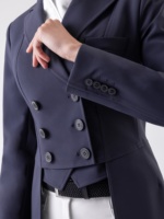 Veste d'équitation personnalisée en gros pour femmes vêtements équestres avec logo vêtements d'extérieur produits pour chevaux manteau arrière