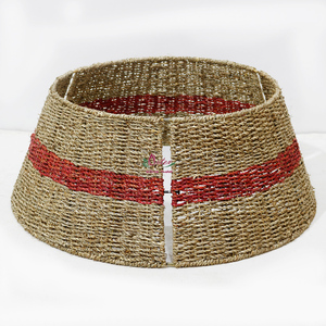 High Quality Wicker Water Hyacinth Seagrass <b>Christmas</b> <b>Tree</b> <b>Stand</b>, Foldable <b>Tree</b> Base Cover For <b>Christmas</b> Decoration - Product Image 5