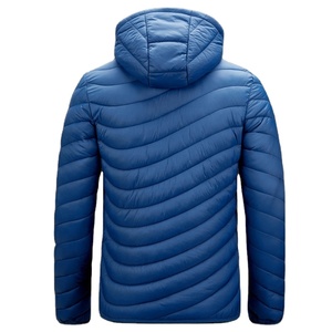 Manteau d'hiver à capuche en nylon avec logo personnalisé pour l'extérieur, léger et chaud, pour hommes, vestes à capuche 2025 - Product Image 2