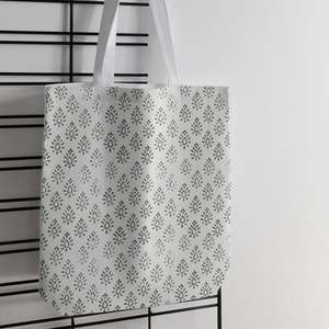 Sacs fourre-tout en tissu imprimé à la main en Inde, mode féminine, sacs fourre-tout personnalisés, sacs fourre-tout écologiques, sacs de shopping pour femmes - Product Image 6