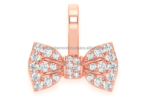 Collar con Colgante de Diamante Natural Chapado en Oro Puro de 10K, Joyería Fina Personalizable para Mujer, Moda Elegante para Fiestas - Product Image 4