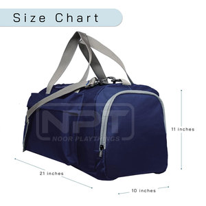Sac de voyage durable pour le sport, avec un grand espace de rangement principal, un compartiment séparé pour les chaussures, des poches latérales et une bandoulière réglable - Product Image 5