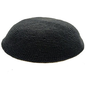 Chapeau Kippa en Crochet Noir Élégant DMC pour Femmes BETTYLUORI 100% Coton Utilisation Quatre Saisons pour Quotidien, Fêtes, Extérieur et Affaires - Product Image 5
