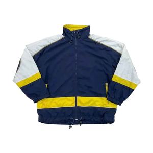 Customized Streetwear <b>Lightweight</b> Nylon Zip <b>Jackets</b> Vintage Windbreaker <b>Jacket</b> For <b>Men</b> - Product Image 1