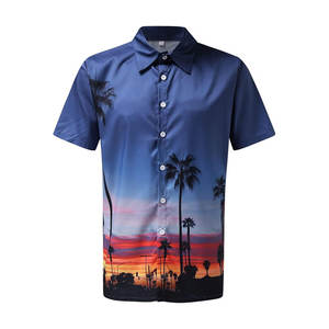 Wholesale Summer Fashion Moisture-Wicking Anti-Wrinkle <b>Beach</b> <b>Shirt</b> for Men & <b>Women</b> Breathable & Custom Vibrant Prints - Product Image 6