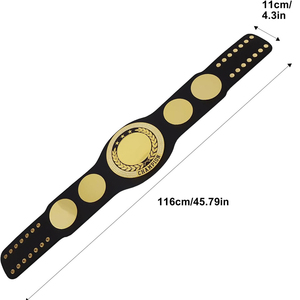 Cinturones de Campeonato de Cuero PU Resistentes y Transpirables Hechos a Medida al por Mayor para Competencia de Artes Marciales, Edades 14+, Personalizables - Product Image 5