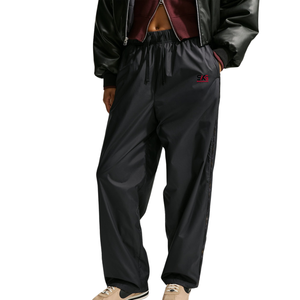 Pantalones Casuales de Pierna Ancha para Mujer, Resistentes al Viento, Transpirables, Cintura Elástica, Nylon, Largo Completo - Product Image 1