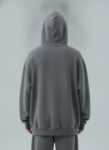 Sweat-shirts à capuche pour hommes en coton 100% de haute qualité, 500 grammes, avec logo personnalisé imprimé, coupe ample, pour l'automne - Product Image 3