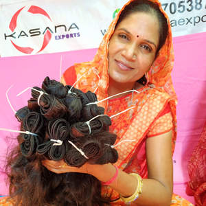 Vente en gros 100% paquets de cheveux humains Remy traitement chimique vietnamien aucun tissage non traité vague naturelle styles de vague droite - Product Image 6